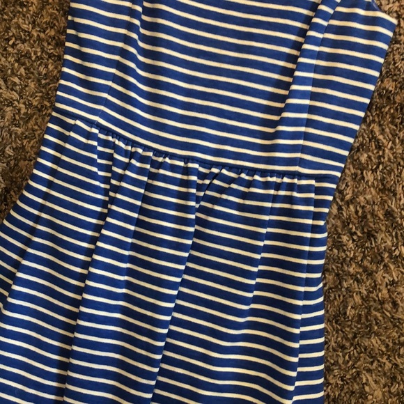 Beautiful J. Crew Blue & White Stripe Dress - Picture 3 of 10